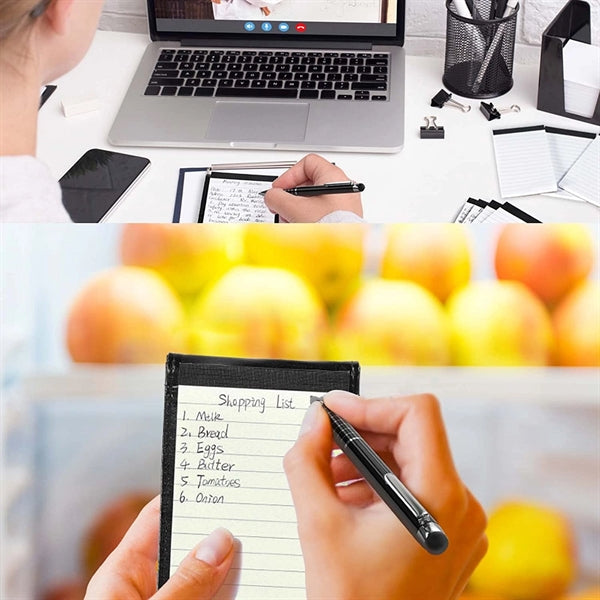 Mini Pocket PU Notebook with Metal Pen