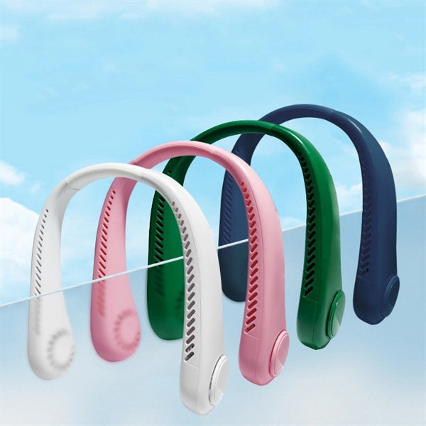 USB Rechargeable Portable Hands Free Bladeless Neck Fan