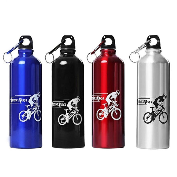 25.oz Sports Cycling Aluminum Alloy Bottle w/ Carabiner