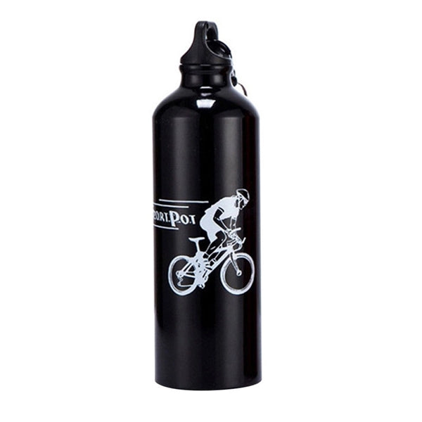 25.oz Sports Cycling Aluminum Alloy Bottle w/ Carabiner