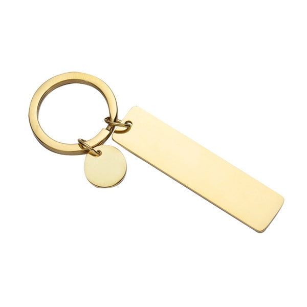 Stainless Steel Rectangle Keychain