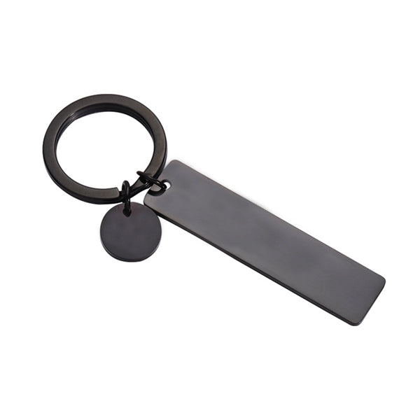 Stainless Steel Rectangle Keychain