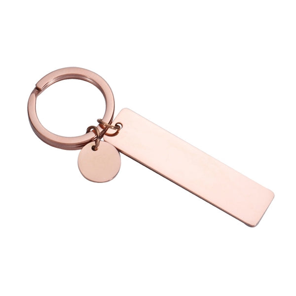 Stainless Steel Rectangle Keychain