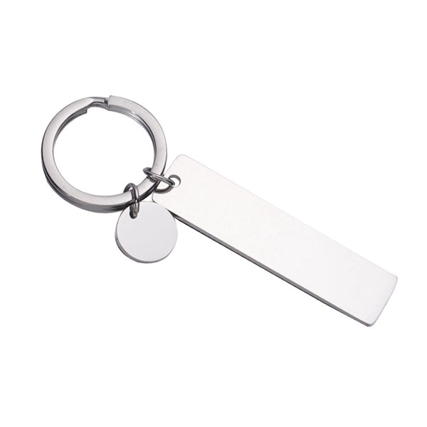 Stainless Steel Rectangle Keychain