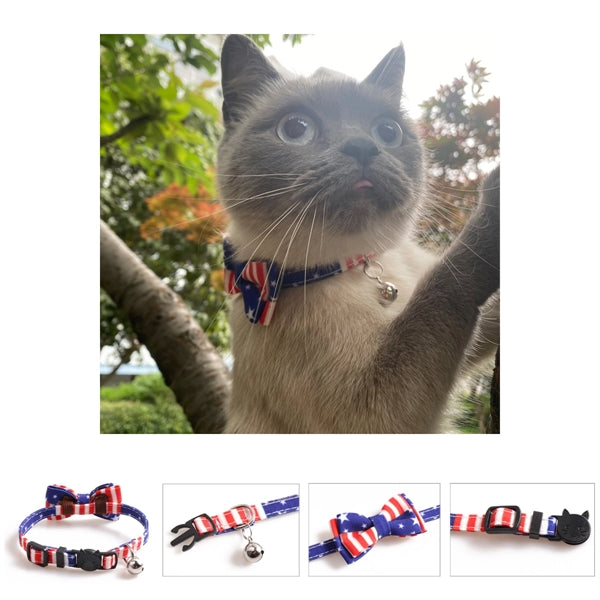 Flag pet collar