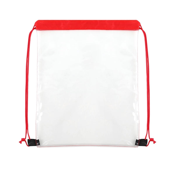 Clear PVC Drawstring Backpack