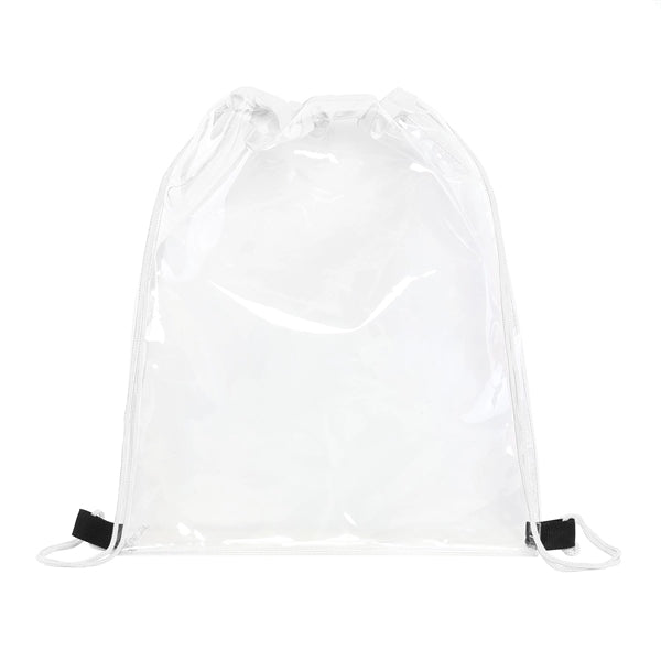 Clear PVC Drawstring Backpack