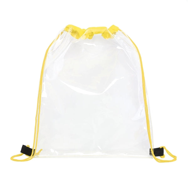 Clear PVC Drawstring Backpack