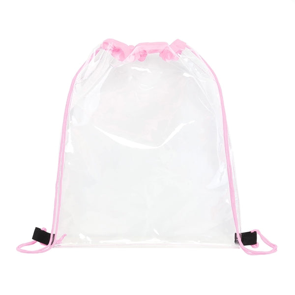 Clear PVC Drawstring Backpack