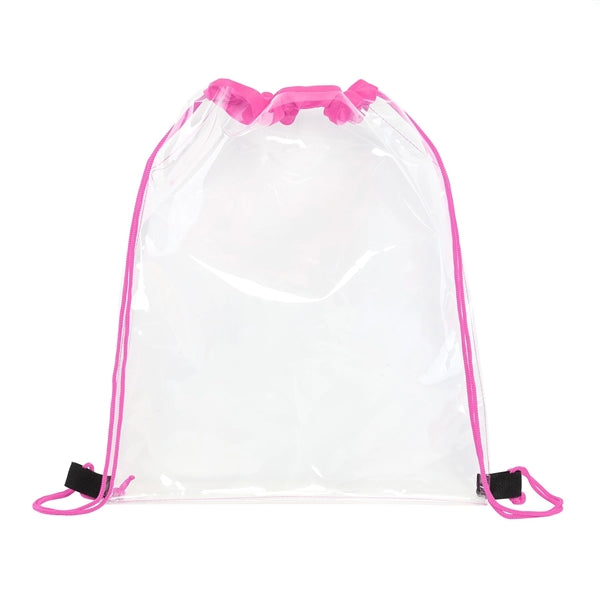 Clear PVC Drawstring Backpack