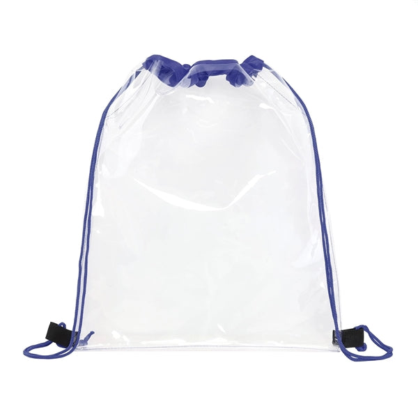 Clear PVC Drawstring Backpack