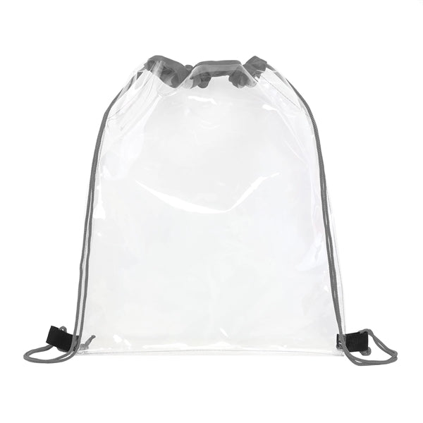 Clear PVC Drawstring Backpack