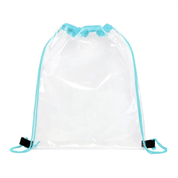 Clear PVC Drawstring Backpack