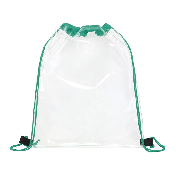 Clear PVC Drawstring Backpack