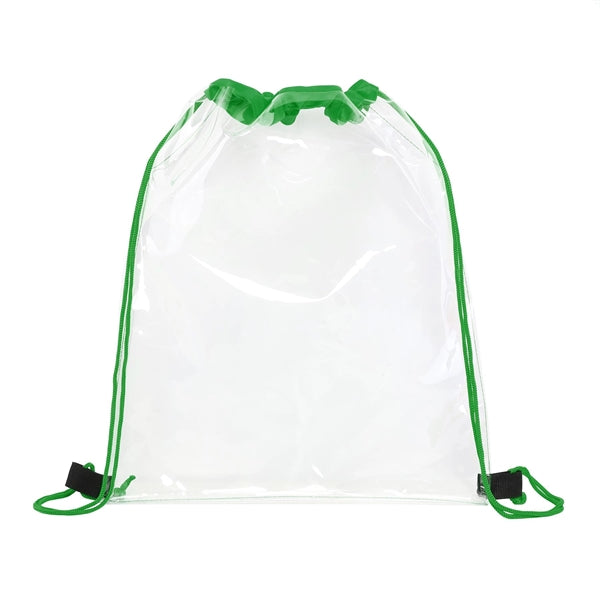 Clear PVC Drawstring Backpack