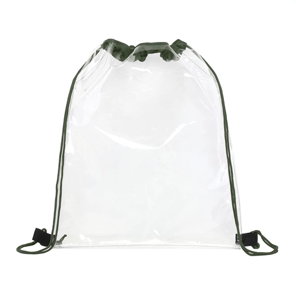 Clear PVC Drawstring Backpack
