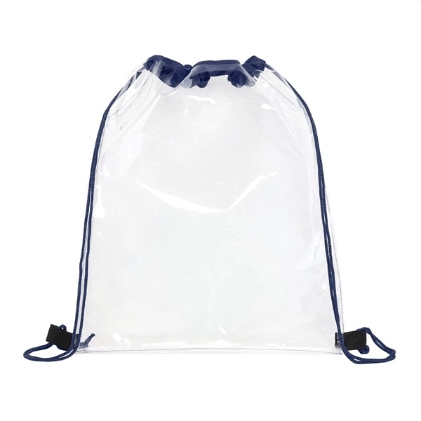 Clear PVC Drawstring Backpack