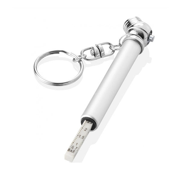 Compact Tire Gauge Keychain