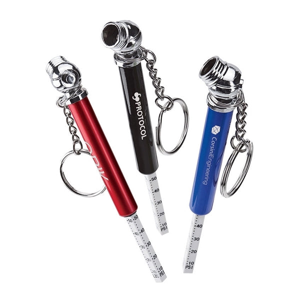 Compact Tire Gauge Keychain