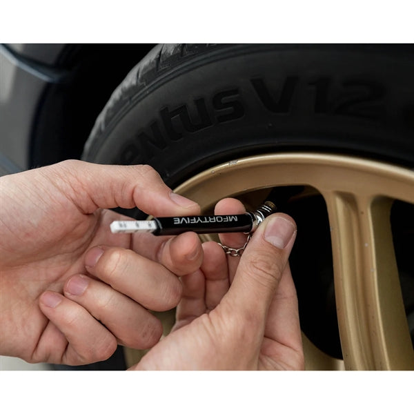 Compact Tire Gauge Keychain