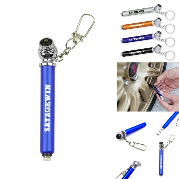 Compact Tire Gauge Keychain