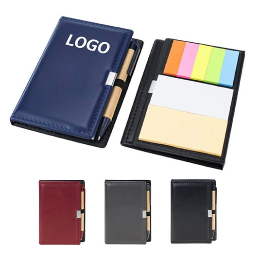 3 in 1 Pocket Notebook Journals with Pen Office Memo Set