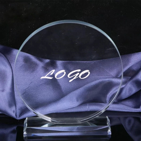 Round Shape Crystal Award trophy