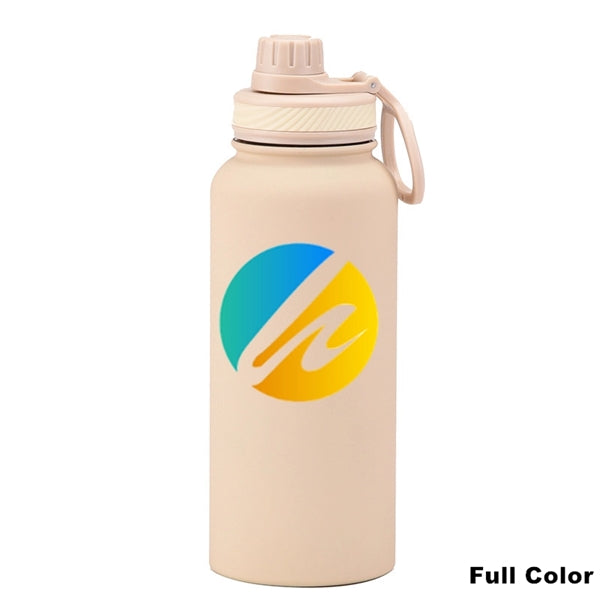 22/34 oz Insulated Stainless Steel Spout Lid Water Bottle