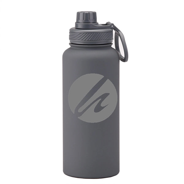 22/34 oz Insulated Stainless Steel Spout Lid Water Bottle