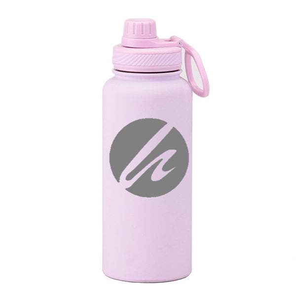 22/34 oz Insulated Stainless Steel Spout Lid Water Bottle