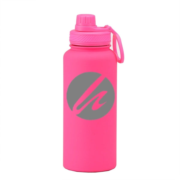 22/34 oz Insulated Stainless Steel Spout Lid Water Bottle