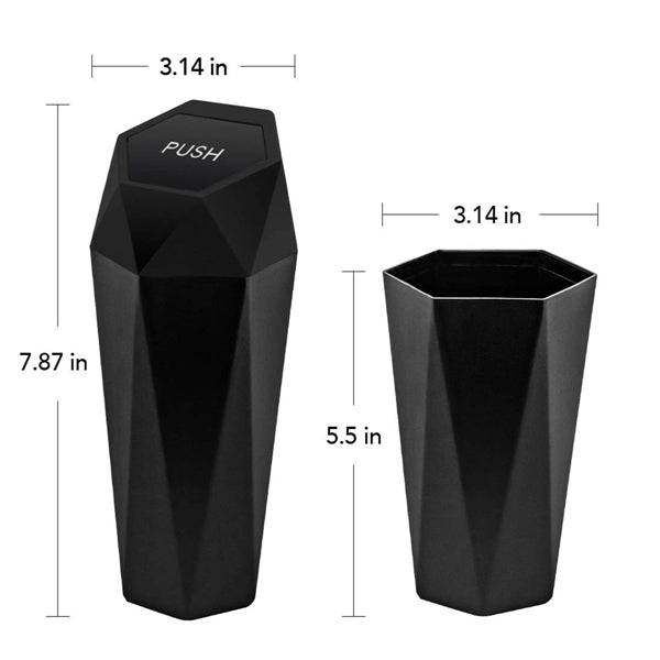 Car Trash Can With Lid