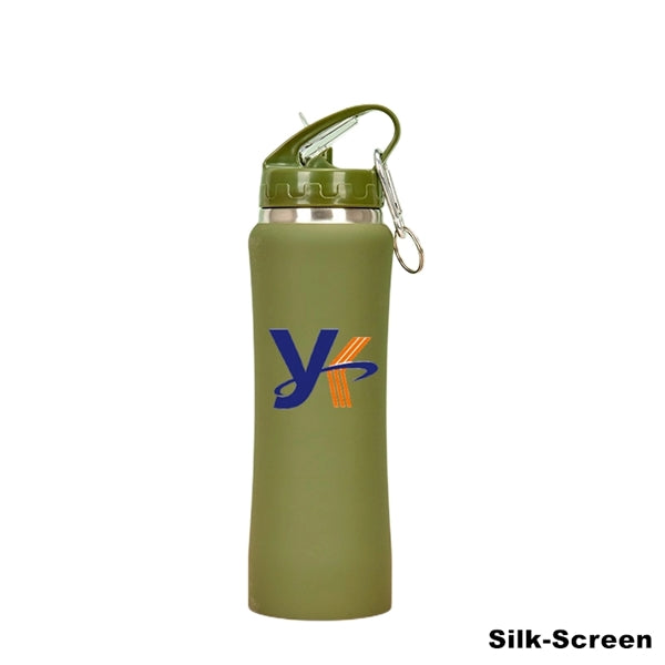 Double Wall Stainless Steel Water Bottle With Carabiner