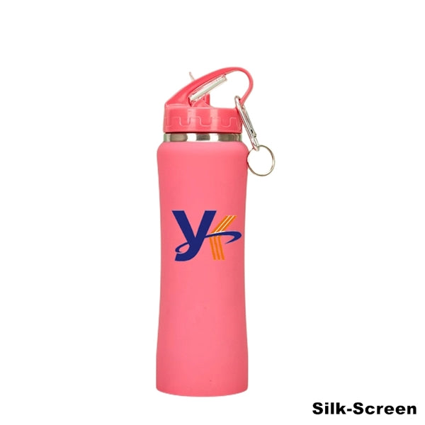 Double Wall Stainless Steel Water Bottle With Carabiner