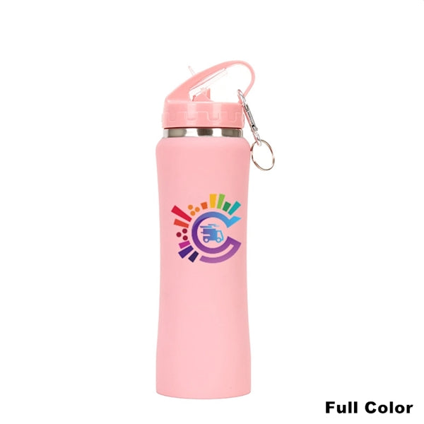 Double Wall Stainless Steel Water Bottle With Carabiner