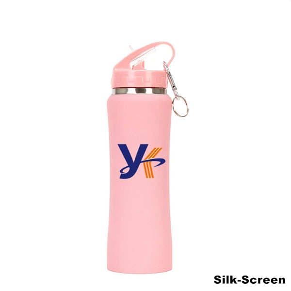 Double Wall Stainless Steel Water Bottle With Carabiner