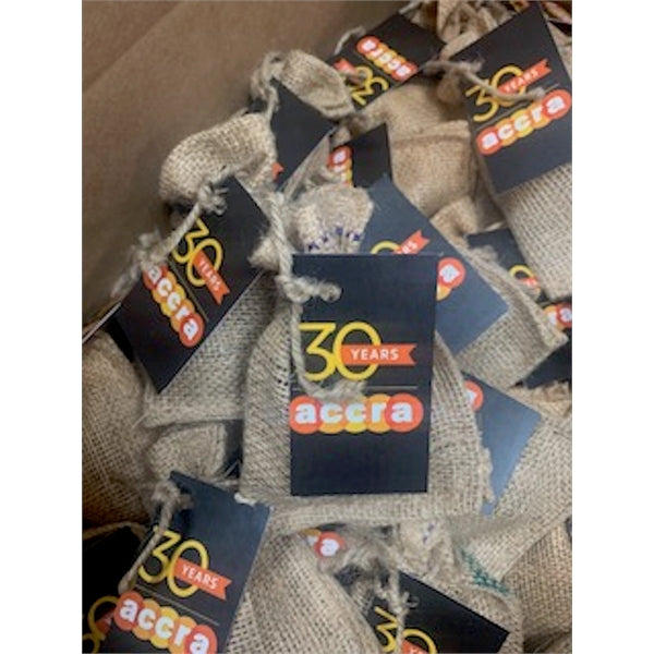 6" x 10" Jute Drawstring Bags