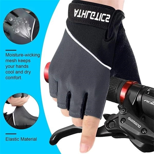 Half Finger Sports Workout Cycling Lifting Fitness Gloves