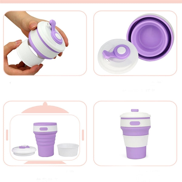 Portable Silicone Drinking Collapsible Coffee Cup