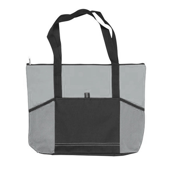600D Polyester Jumbo Zippered Tradeshow Tote Ba