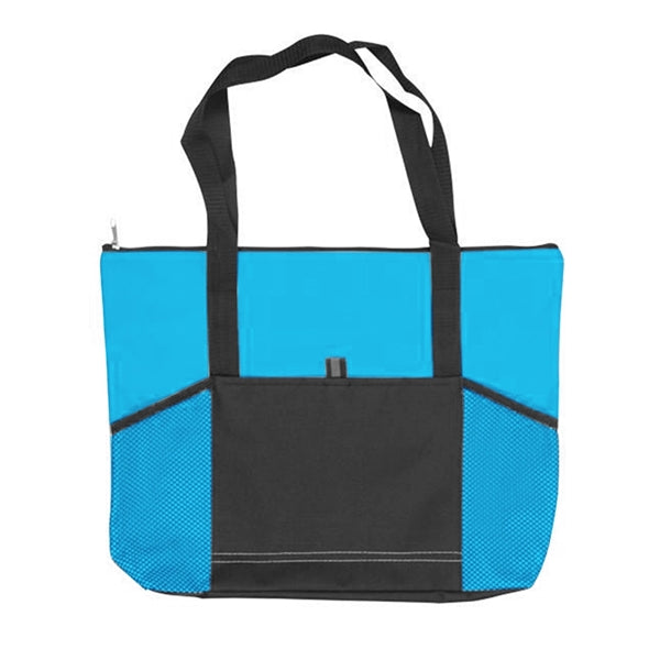 600D Polyester Jumbo Zippered Tradeshow Tote Ba