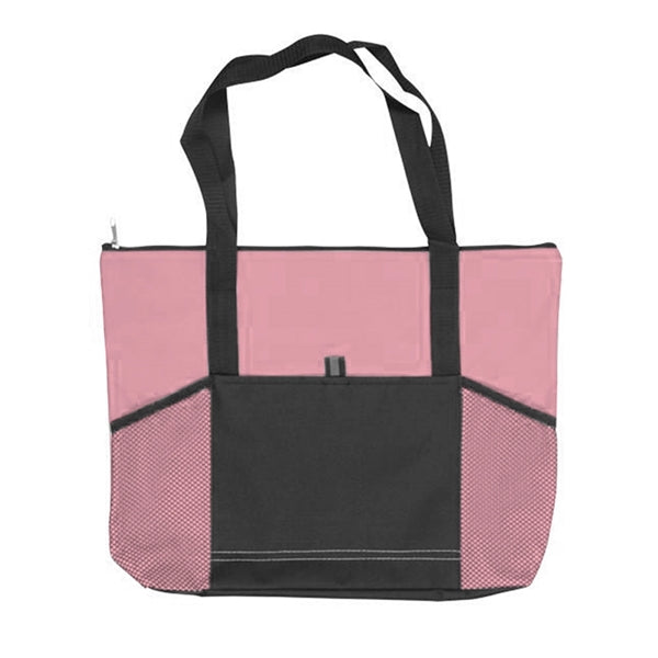 600D Polyester Jumbo Zippered Tradeshow Tote Ba