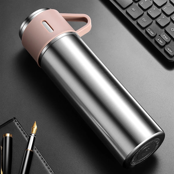 Insulated Vacuum Bottle With Cup