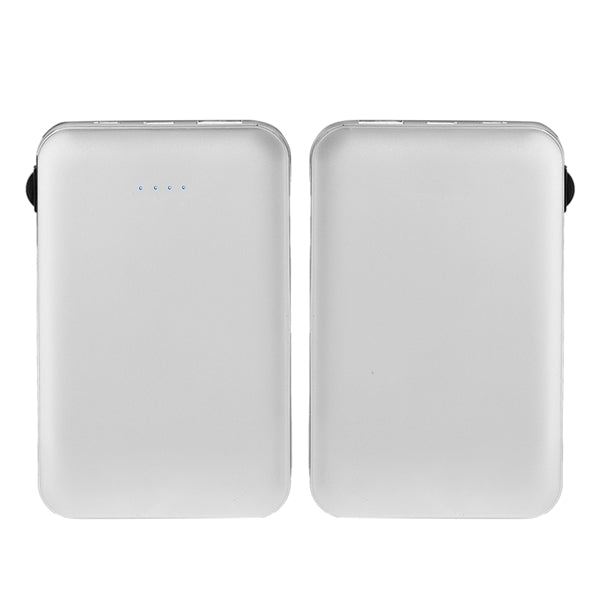 Drum 5000mAh Power Bank with Built-in Cable