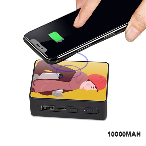 Looking Glass 10000mAh Wireless Power Bank