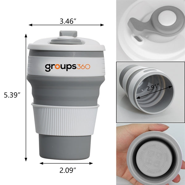 Kaldi 12oz Silicone Collapsible Coffee Mug