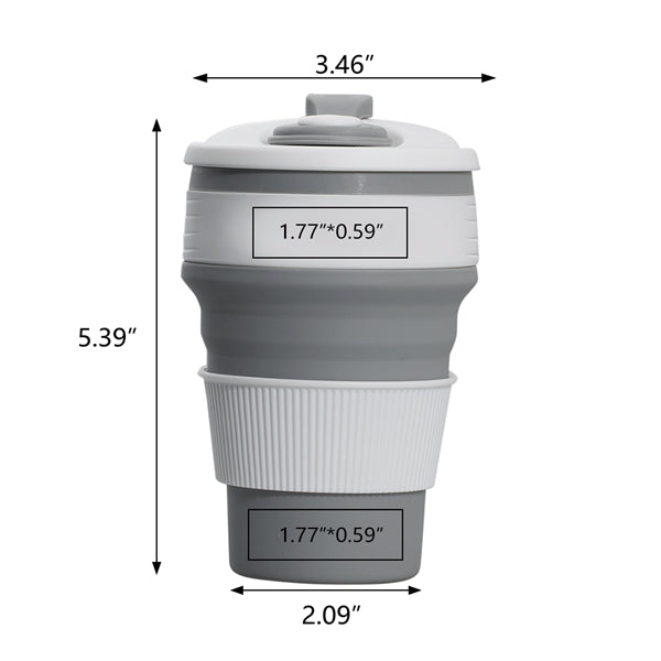 Kaldi 12oz Silicone Collapsible Coffee Mug