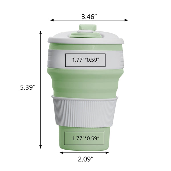 Kaldi 12oz Silicone Collapsible Coffee Mug