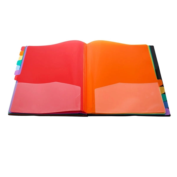 A4 Expanding File Folder With Rainbow Lining