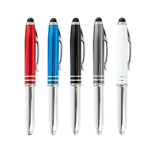 3-in-1 Stylus Pen with LED Light